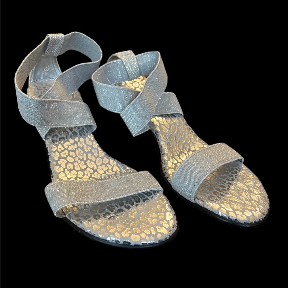 Charleston Shoe Company silver heels